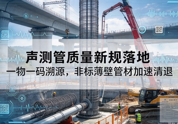 历城声测管质量新规落地，一物一码溯源，非标薄壁管材加速清退