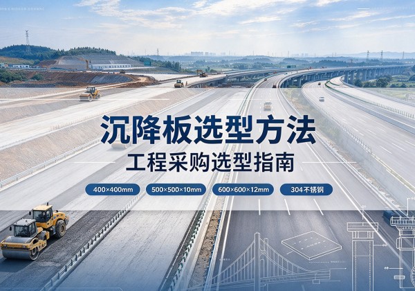 历城沉降板选择方法